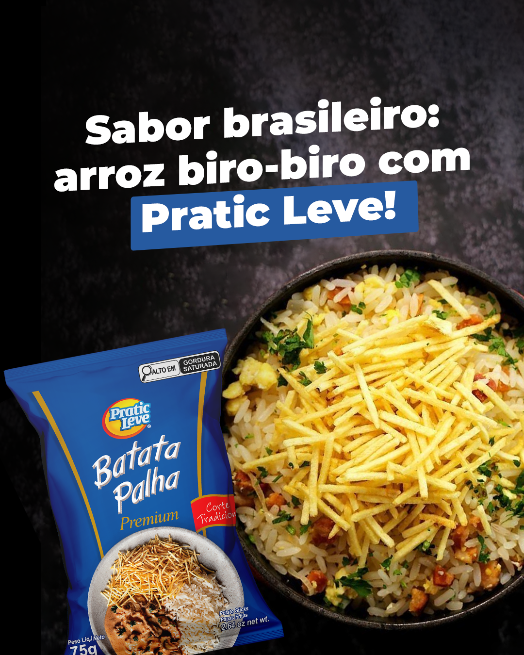 Sabor brasileiro: arroz biro-biro com Pratic Leve!