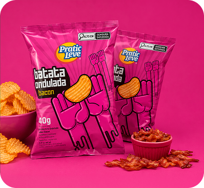 Batata Ondulada Bacon