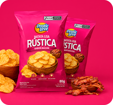 Batata Lisa Rústica Bacon
