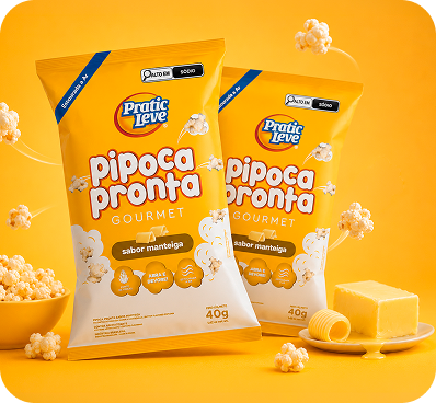 Pipoca Pronta Gourmet Manteiga